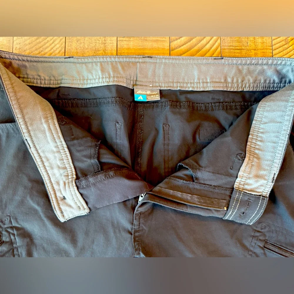 Eddie Bauer Rainier Lined Cargo Pants Men’s Size 36X34